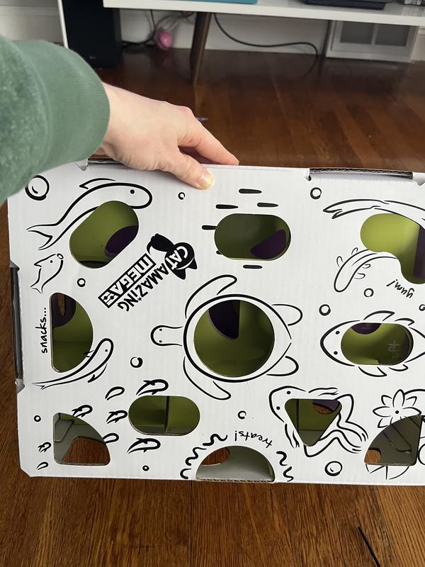 Tip on side if too challenging