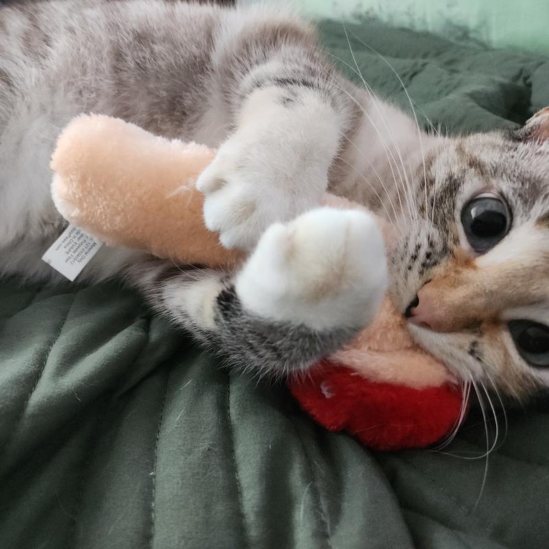 She loves to wash her fluffy toys but they tend to leave little polyester bits behind