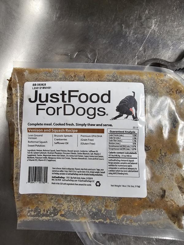 JUSTFOODFORDOGS Sampler Variety Box Frozen HumanGrade Fresh Dog Food