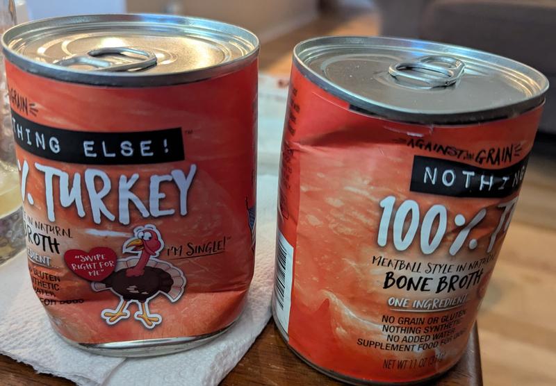 Majorly dented cans.