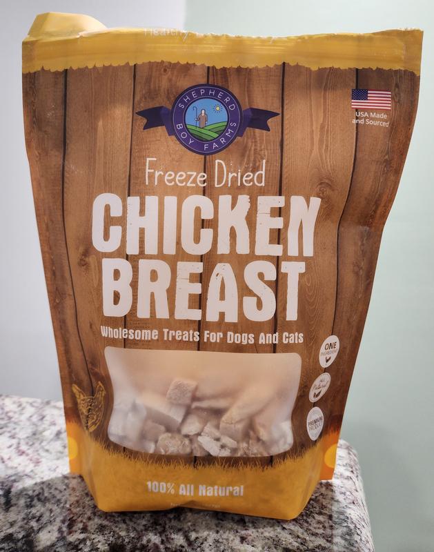 Freeze-Dried Chicken Breast chunks!