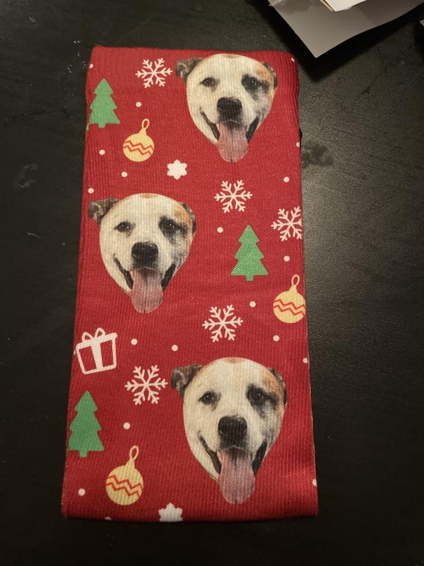 My dogs 2024 face on socks