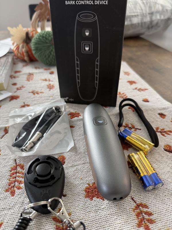 A smart, humane, and portable bark control device that helps train dogs calmly and effectively.