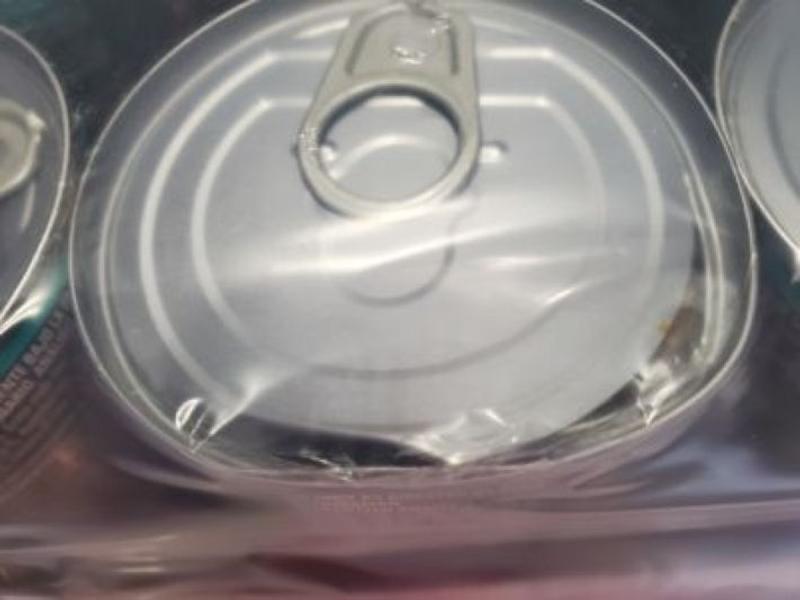 Unacceptable, busted opened can delivered