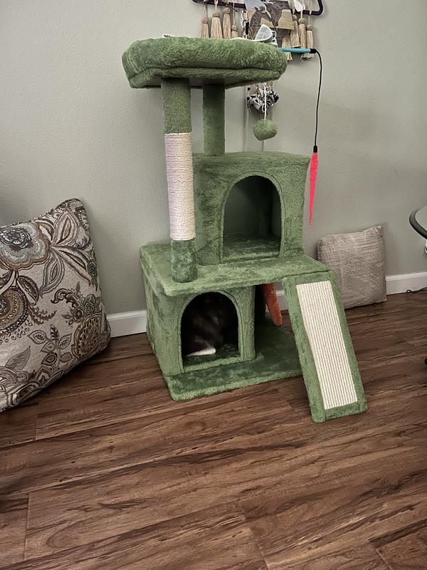 Cat treehouse in a small space.