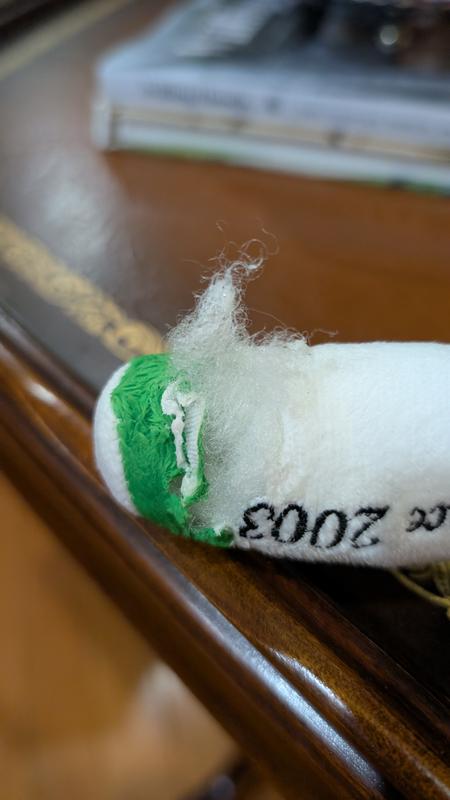 Ripped top after 2 min