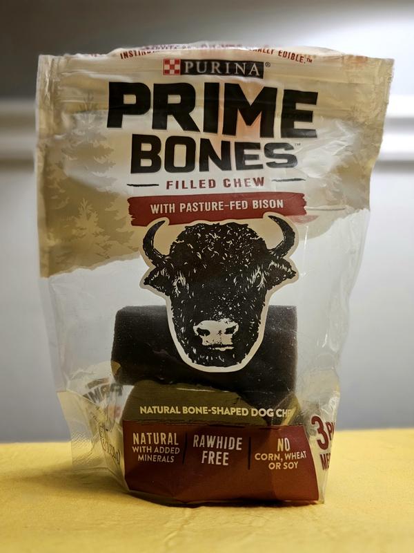 Prime Bones Filled Chew With Pasture-fed Bison