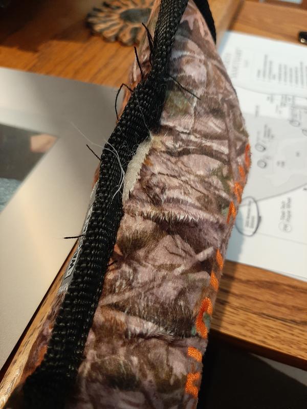 Seam opened up after just 10 minutes of play