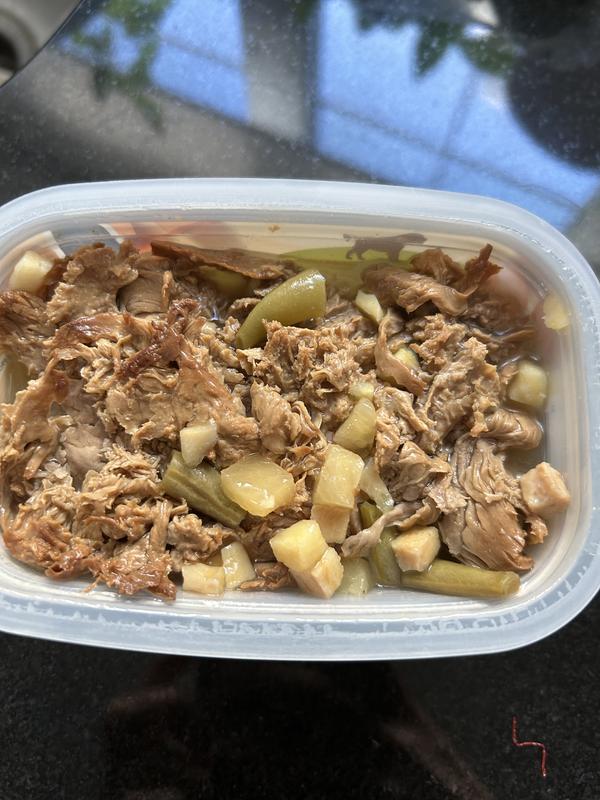 Lots of veggies and meat