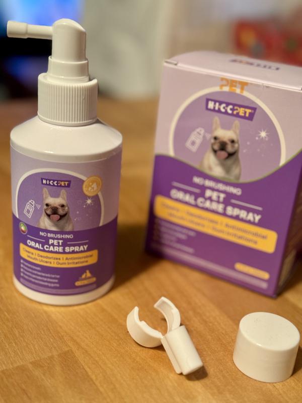 HICC PET Oral Care Cat & Dog Dental Spray, 5.1-fl oz bottle