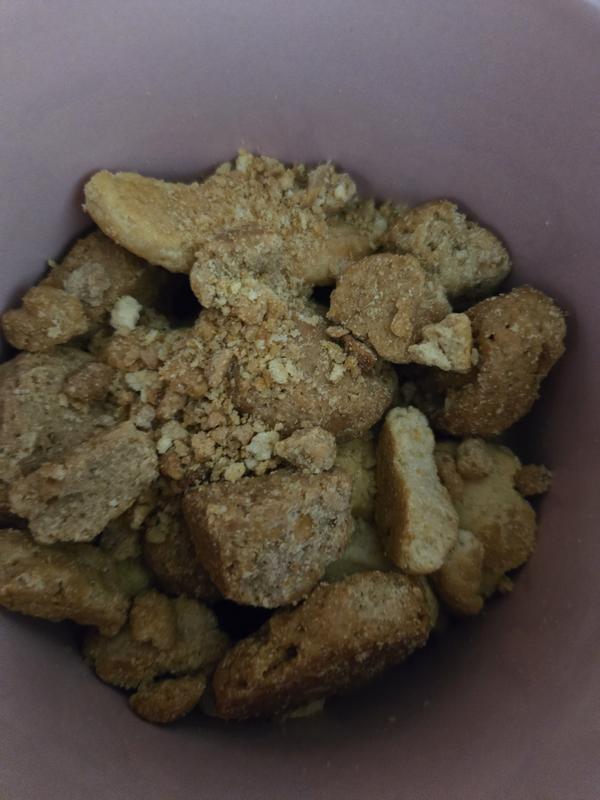 Crumbled cookie