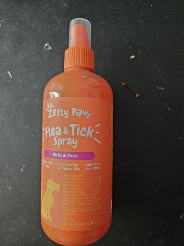 Zesty Paws Flea and Tick spray