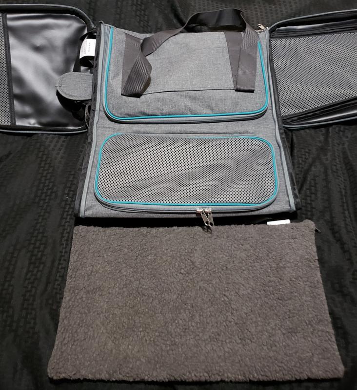 FRISCO Soft Double Sided Expandable Airline Compliant Dog & Cat Carrier