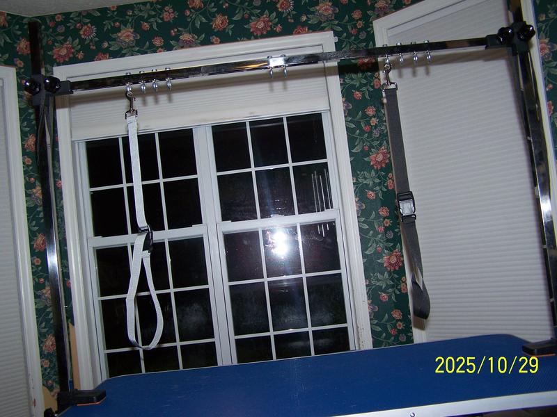 side view with heavier/wider qick clip tethers attached