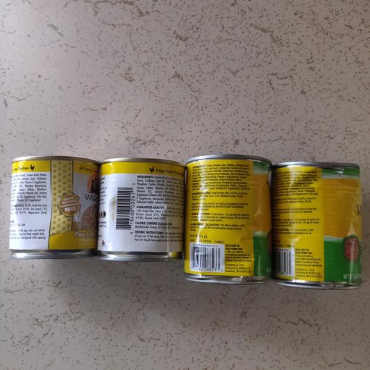Dented cans