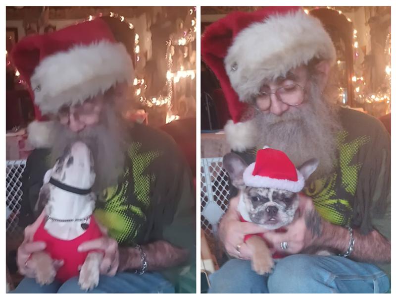 Camanche thanking Santa