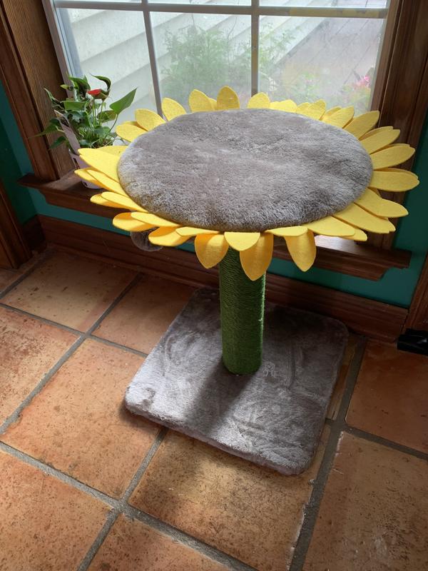 FRISCO Sunflower Cat Scratching Post, Single Post