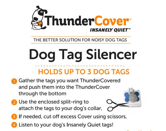 Dog Tag Silencer Bag With Tag Ring 