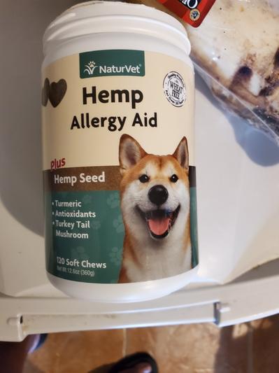 Naturvet hemp allergy aid clearance soft chews for dogs