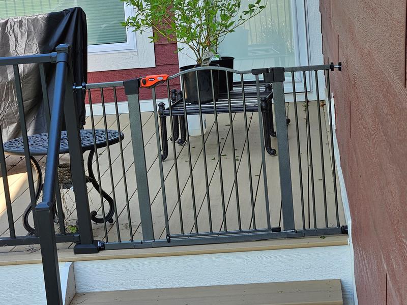 Frisco Outdoor Steel Arch Extra Wide Gate