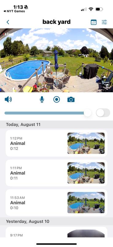 Day mode with its huge field of vision