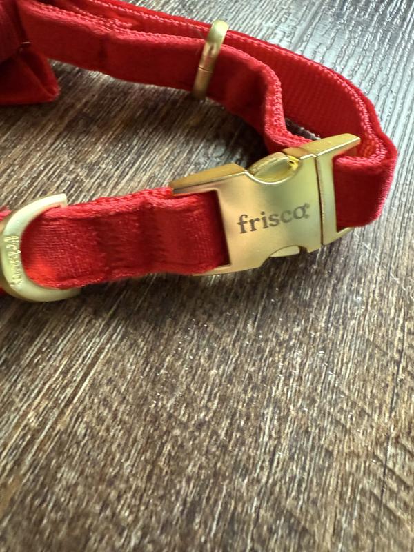 Brushed gold metal clasp