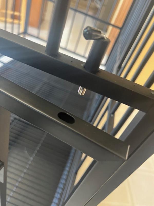 Rotating Door Locking Mechanism