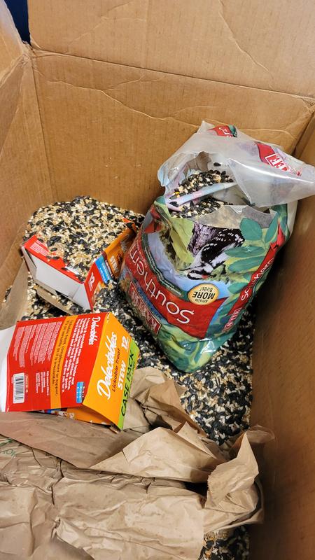 2 bags ripped..2 cat treats crushed