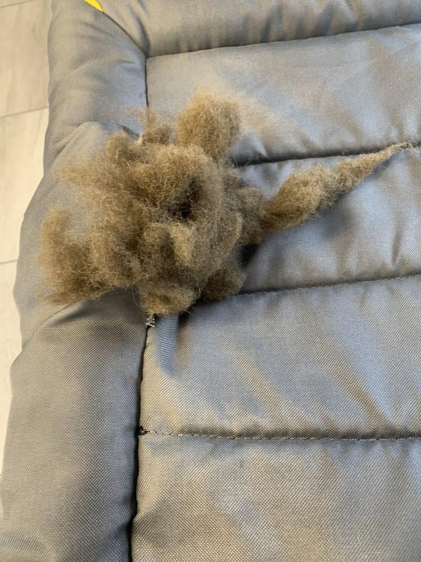 There is a lot of stuffing in this mat.