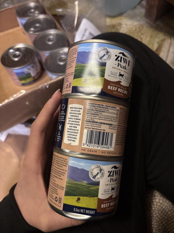 dented beef cans