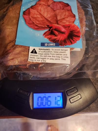 Said 1 lb. Scale says different