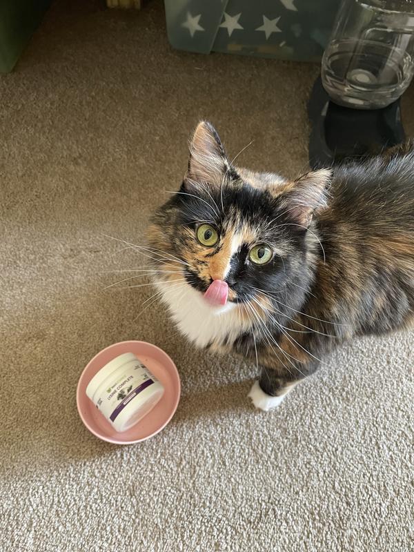 Licking her lips after trying it