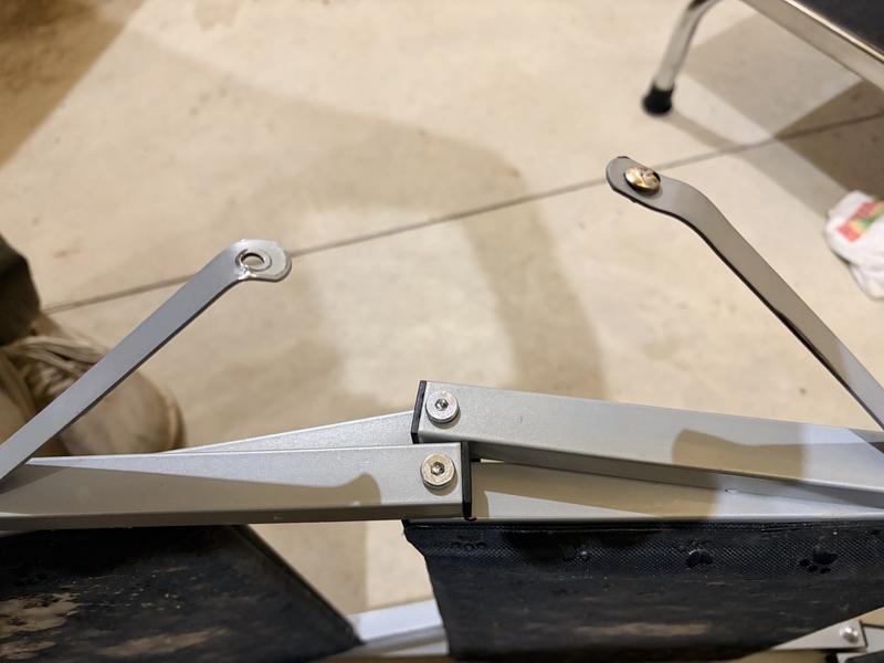 This is what broke. I was able to rig it so steps still functioned.