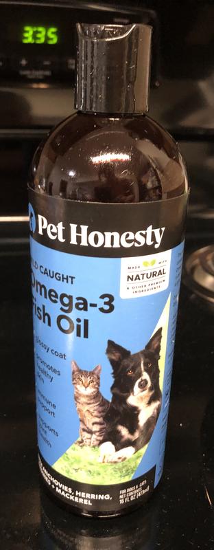 PETHONESTY Omega 3 Fish Oil Immune Joint Skin Coat Supplement