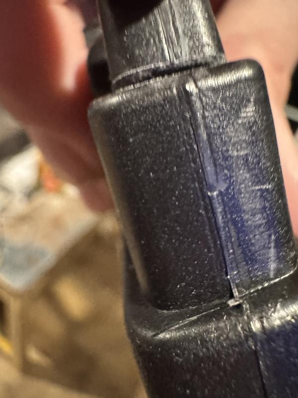 Plastic not attacked