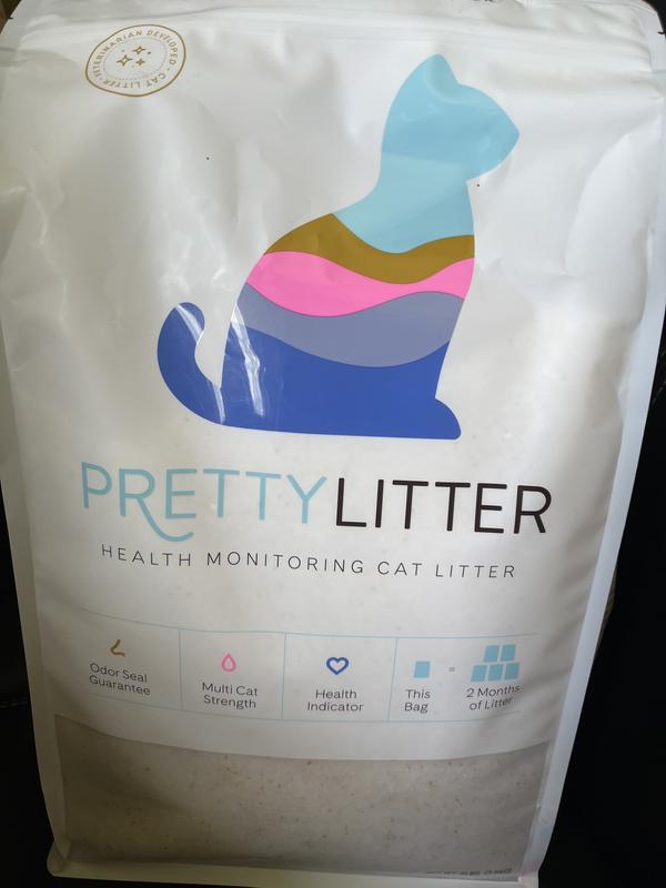 PrettyLitter Health Monitoring Cat Litter, 8lb 