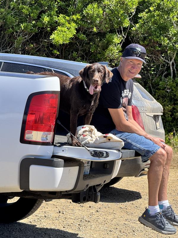 Kona Girl with her daddy.