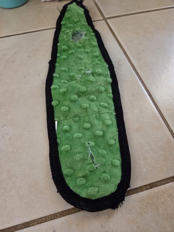 He removed the squeakers