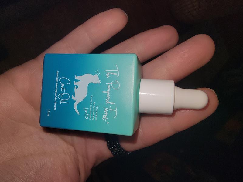 The cutest little glass bottle.