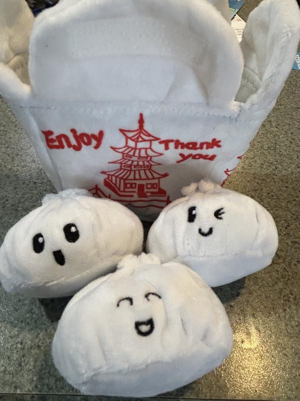 Barkbox Dumpling Dog Toy Famous Dumplings BarkBox 2-in-1 Dog Toy