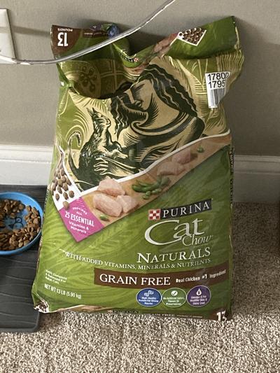 CAT CHOW Naturals Grain Free with Real Chicken Dry Cat Food