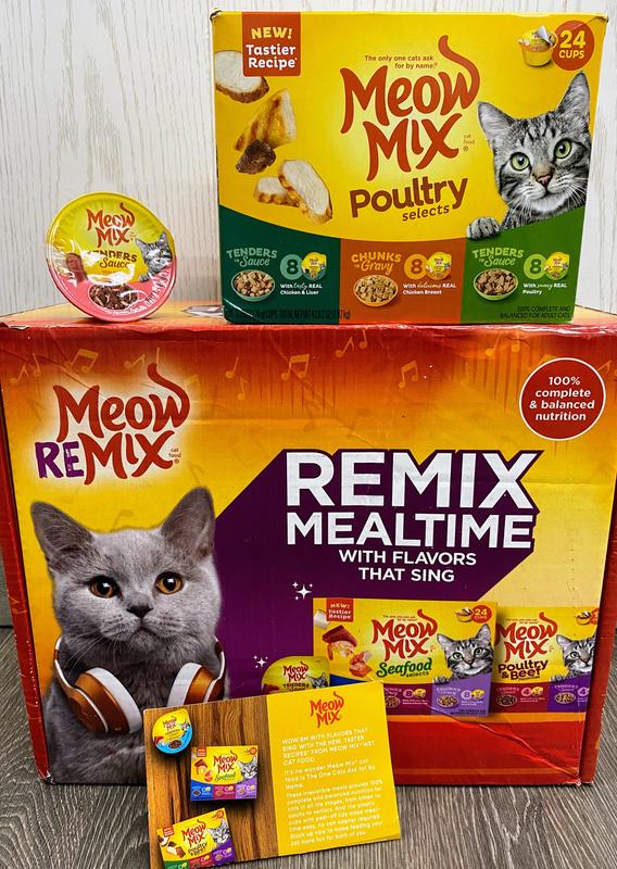 Meow mix hotsell variety pack