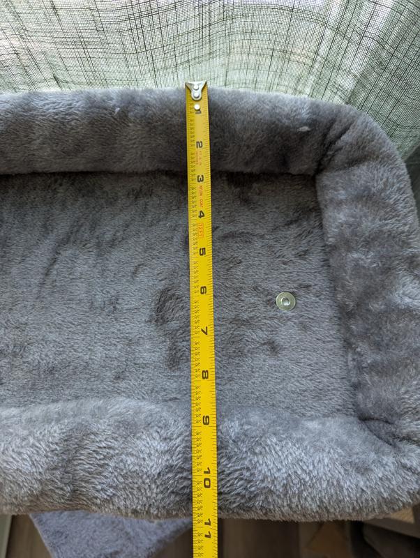 Shy of the 12.9 inches it advertises.