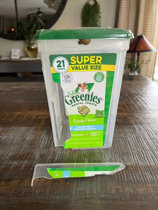 Greenies feline catnip flavor dental cat treats sales