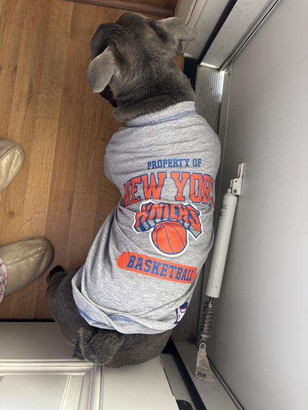 PETS FIRST NBA New York Knicks Dog & Cat Tee Shirt, Small - Chewy.com
