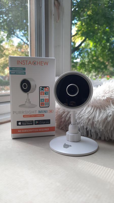 INSTACHEW Puresight Mini HD Pet Camera, White