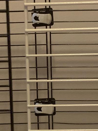 These clips you have to swap to the back on left side