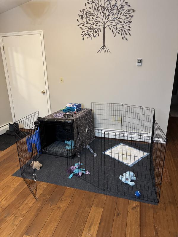 The gate makes entry more convenient.