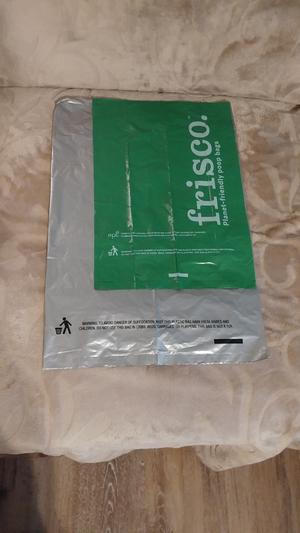 Frisco green bag is 9x13