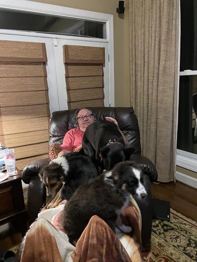 They all love Poppa!